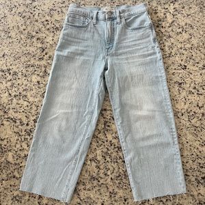 Madewell The Petite Perfect Vintage Wide-Leg Crop Jean
